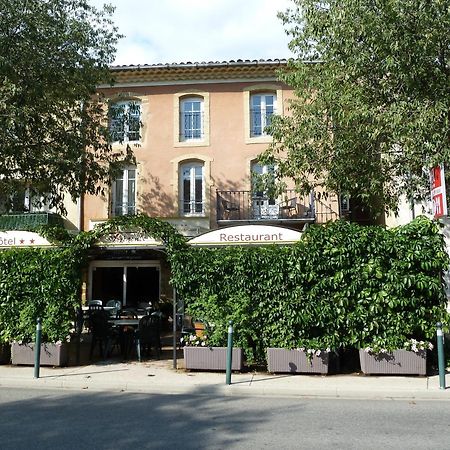 Logis Hotel Restaurant La Farigoule Sainte-Cecile-les-Vignes Bagian luar foto
